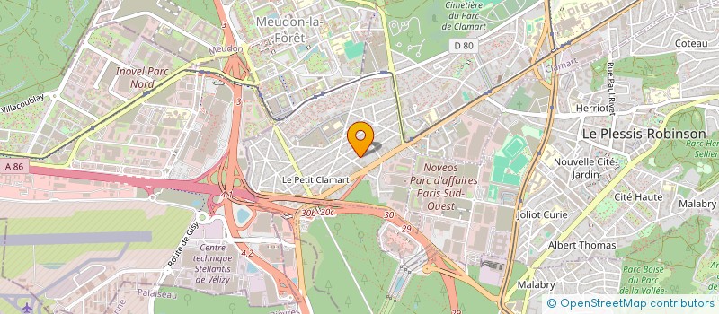 localisation de l'entreprise F.T.M. à CLAMART