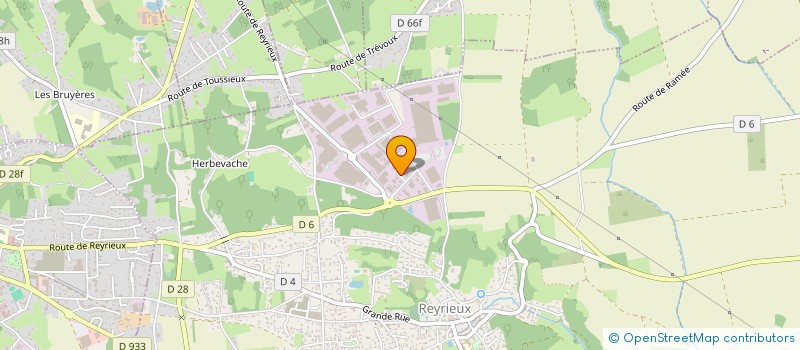 localisation de l'entreprise F.T.M.S. CONCEPT à REYRIEUX