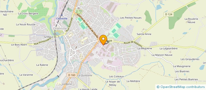 localisation de l'entreprise F.T.MECA à CHEMILLE-EN-ANJOU