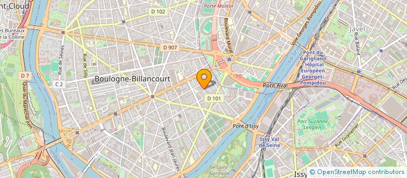 localisation de l'entreprise F T P V à BOULOGNE-BILLANCOURT