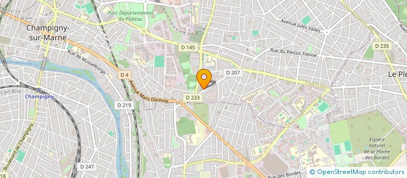 localisation de l'entreprise F&T PARTNERS à CHAMPIGNY-SUR-MARNE