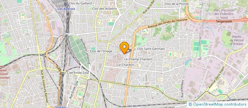localisation de l'entreprise F&T PATRIMOINE à ORLEANS