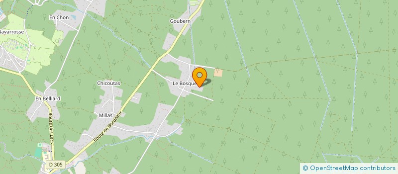 localisation de l'entreprise F.T.S BOIS à BISCARROSSE