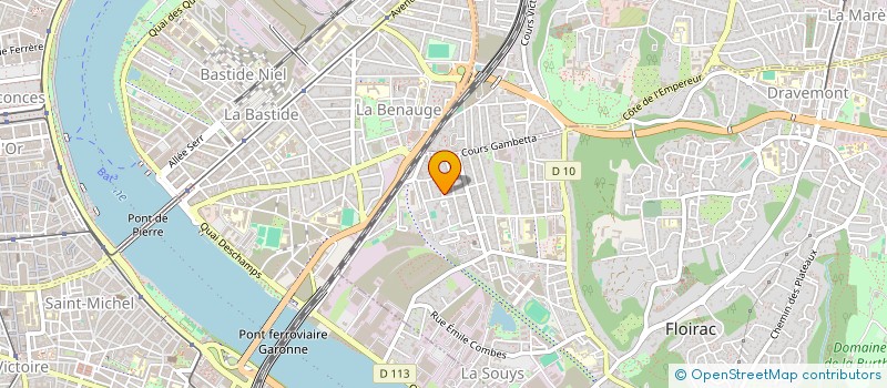 localisation de l'entreprise F.TIL  FLOIRAC