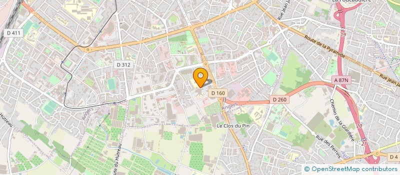 localisation de l'entreprise F.TOLLIS à ANGERS