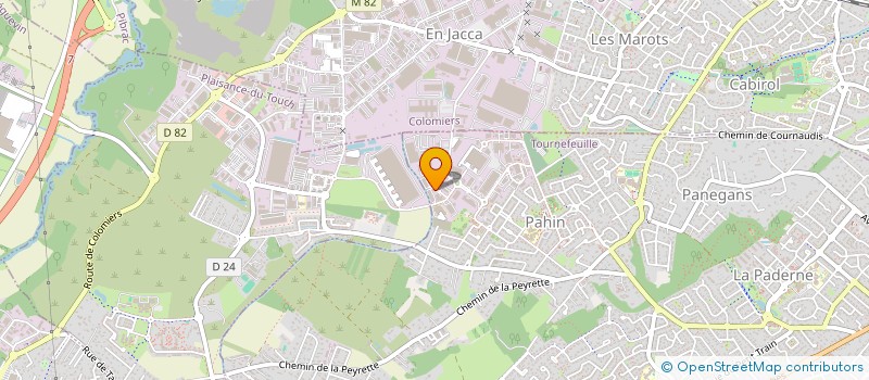 localisation de l'entreprise F&V CONNECT à TOURNEFEUILLE
