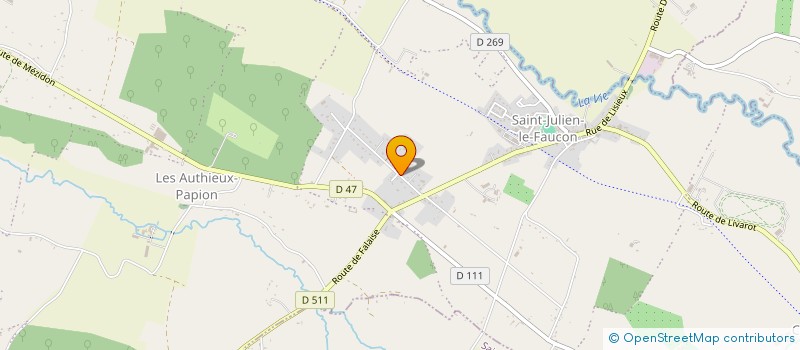 localisation de l'entreprise F-V-G  MEZIDON VALLEE D'AUGE