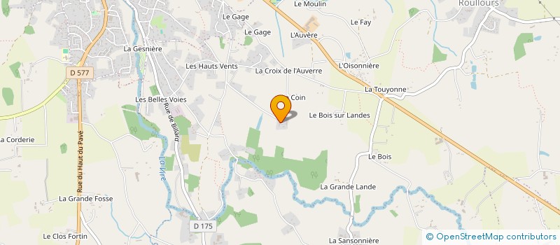 localisation de l'entreprise F.V.H. OPTISOLAR  VIRE-NORMANDIE