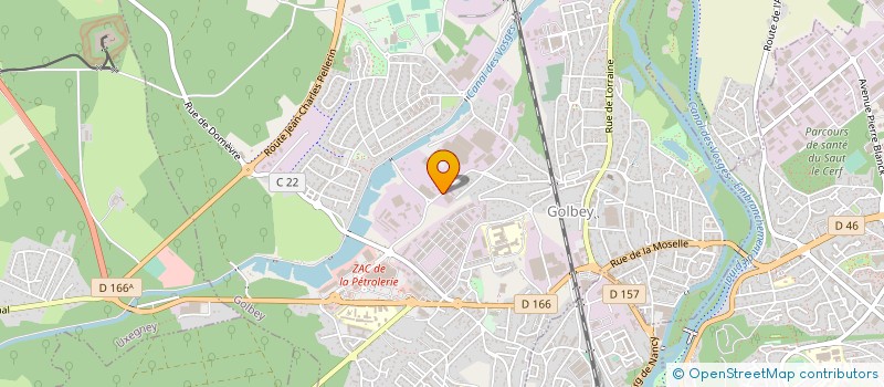 localisation de l'entreprise F.V. INDUSTRIES  GOLBEY