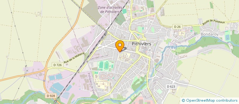 localisation de l'entreprise F V L 45 à SERMAISES