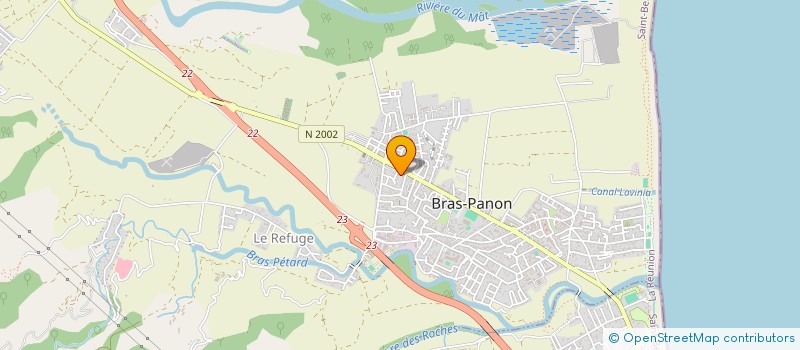 localisation de l'entreprise F.V.M  BRAS-PANON