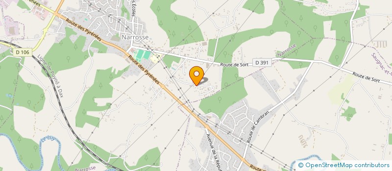 localisation de l'entreprise F X 2  NARROSSE