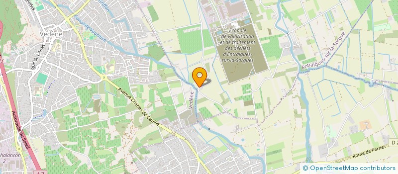 localisation de l'entreprise F.Y 23  ENTRAIGUES-SUR-LA-SORGUE