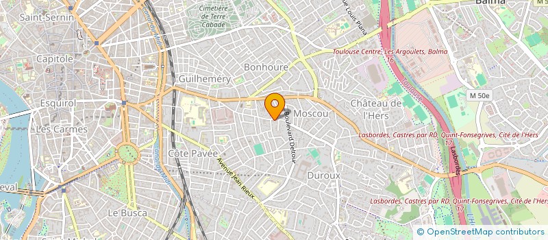 localisation de l'entreprise F.Y. à TOULOUSE