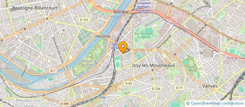 localisation de l'entreprise F.Y.88 à ISSY-LES-MOULINEAUX