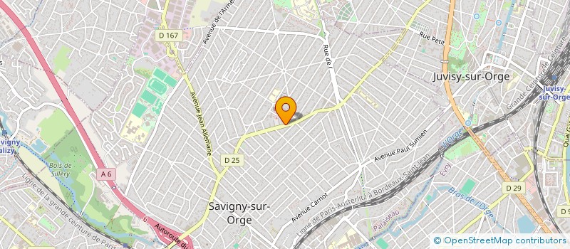 localisation de l'entreprise F.Z INNOVATECH à SAVIGNY-SUR-ORGE