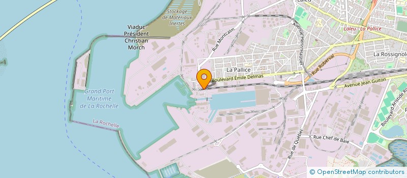 localisation de l'entreprise F ZARKA COURTAGE à LA ROCHELLE