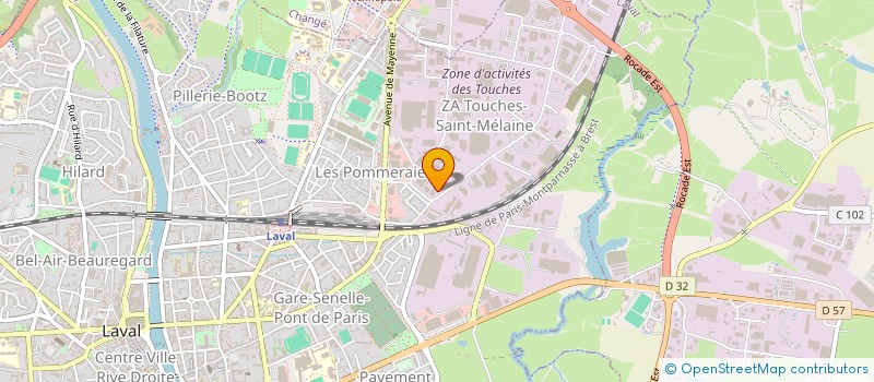 localisation de l'entreprise F1 AUTOS à LAVAL