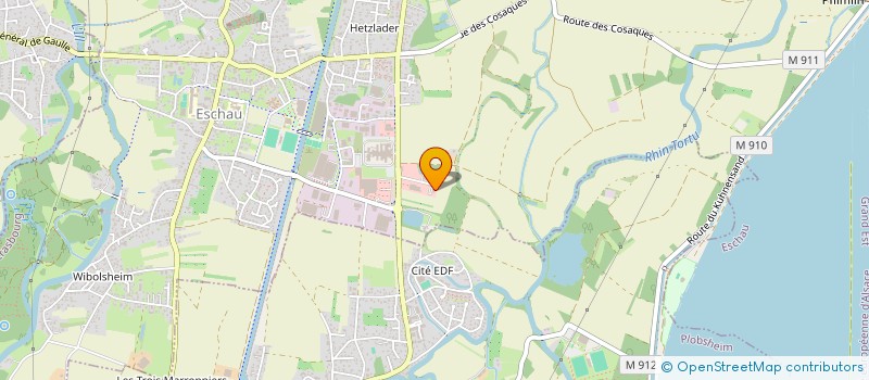 localisation de l'entreprise F1 CONTROLE TECHNIQUE  ESCHAU