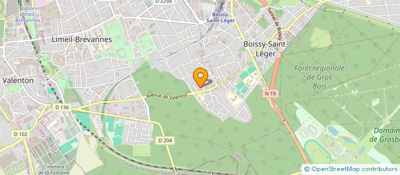 localisation de l'entreprise F1 COURSES à LIMEIL BREVANNES