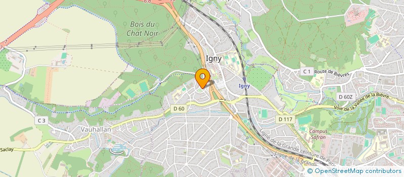 localisation de l'entreprise F1 DISTRIBUTION à IGNY