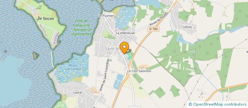 localisation de l'entreprise F1 DREAM  SAINT-ARMEL