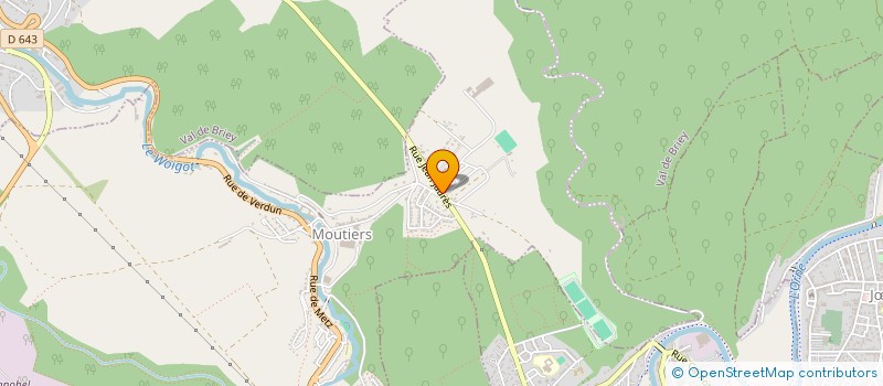 localisation de l'entreprise F1 VIDEO  MOUTIERS