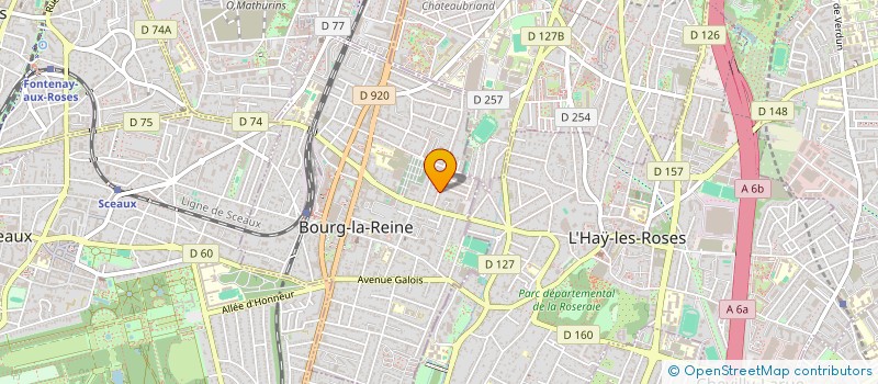 localisation de l'entreprise F12 CONSULTING à BOURG-LA-REINE