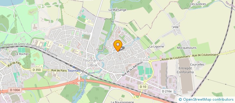 localisation de l'entreprise F1J TAXI  TOURNAN-EN-BRIE