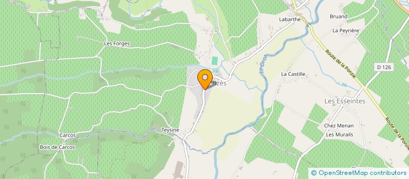 localisation de l'entreprise F2  BARIE