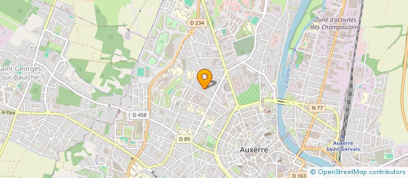 localisation de l'entreprise F2 à AUXERRE