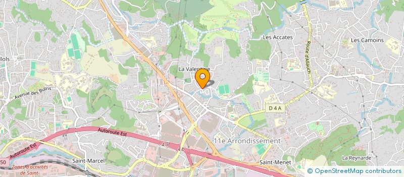 localisation de l'entreprise F2 DANCE à MARSEILLE