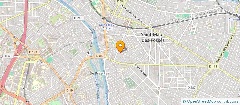 localisation de l'entreprise F24 FRANCE à COURBEVOIE