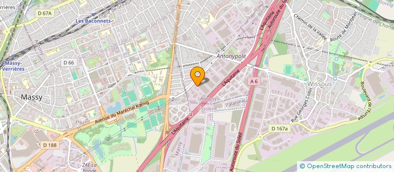 localisation de l'entreprise F2A EURIMEX à ANTONY