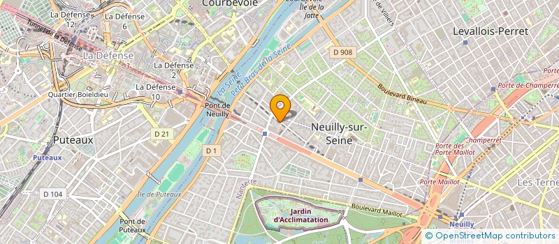 localisation de l'entreprise F2AB AUDIT à NEUILLY-SUR-SEINE