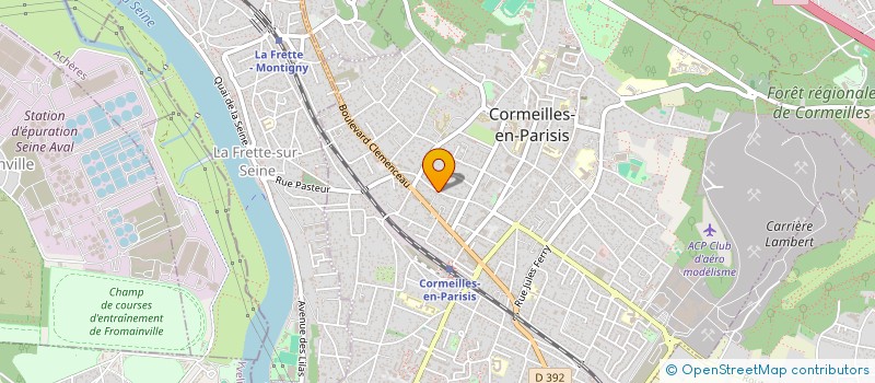 localisation de l'entreprise F2AB INVEST  CORMEILLES-EN-PARISIS