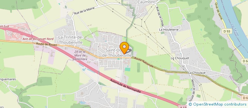 localisation de l'entreprise F2AMO  SAINT-OUEN-DE-THOUBERVILLE