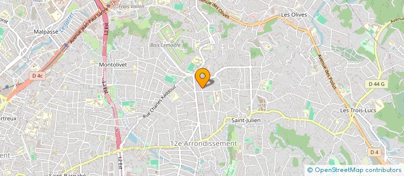 localisation de l'entreprise F2B à MARSEILLE