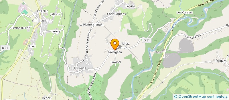 localisation de l'entreprise F2B CNC  USINENS