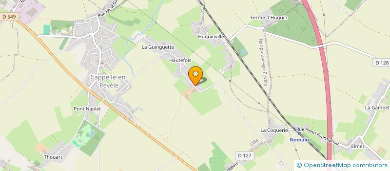 localisation de l'entreprise F2C  CAPPELLE-EN-PEVELE