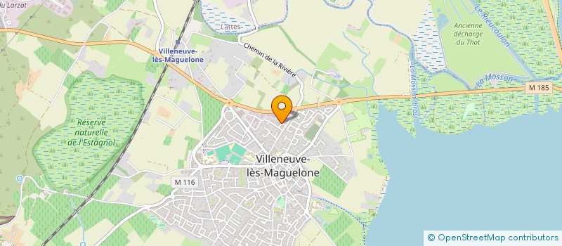 localisation de l'entreprise F2C  VILLENEUVE-LES-MAGUELONE