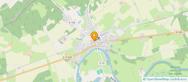 localisation de l'entreprise F2C CONSEIL à BAZOUGES CRE SUR LOIR