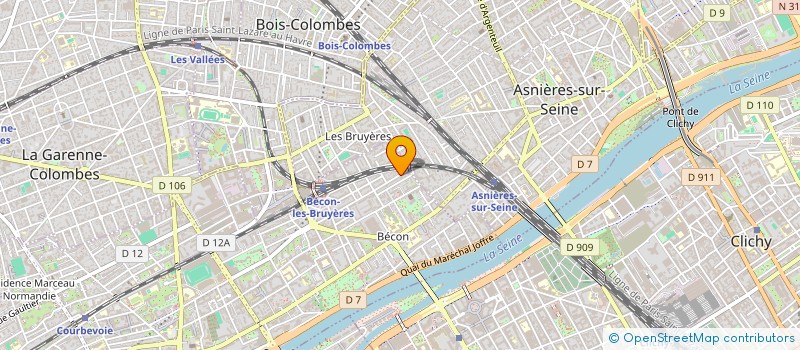 localisation de l'entreprise F2C DAGON à COURBEVOIE