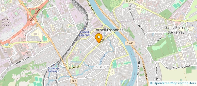 localisation de l'entreprise F2C ENERGIE à CORBEIL-ESSONNES