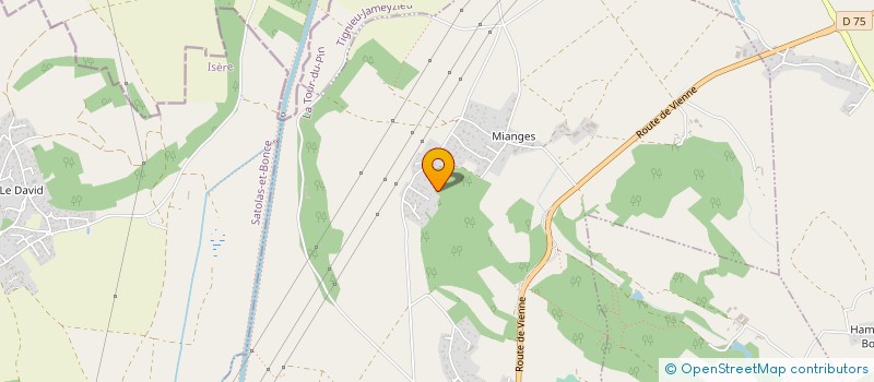 localisation de l'entreprise F2C SERVICES  CHAMAGNIEU