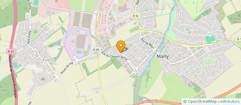 localisation de l'entreprise F2CP  MARLY