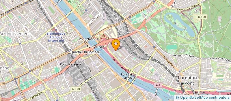 localisation de l'entreprise F2D IMMOBILIER  CHARENTON-LE-PONT