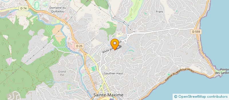 localisation de l'entreprise F2DOM  SAINTE-MAXIME