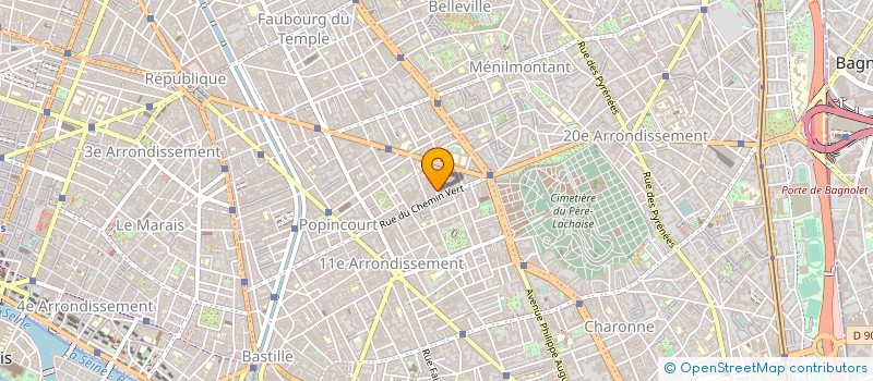 localisation de l'entreprise F2E  PARIS