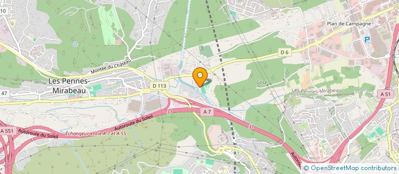 localisation de l'entreprise F2E SYSTEMES à LES PENNES-MIRABEAU